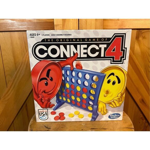Connect 4 Game Factory Sealed New - HASBRO - Picture 1 of 9